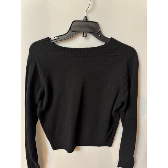 Vince Women's Wool-Blend V-Neck Sweater - Medium - Picture 9 of 10